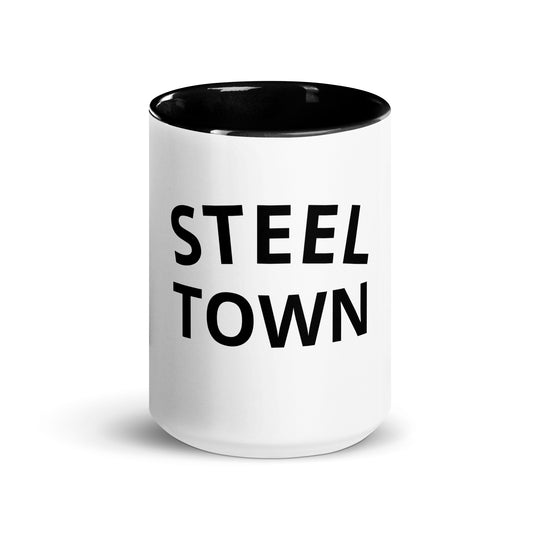 STEEL TOWN Logo Mug with Color Inside